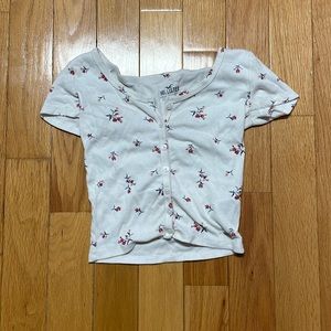 xs women’s crop top hollister